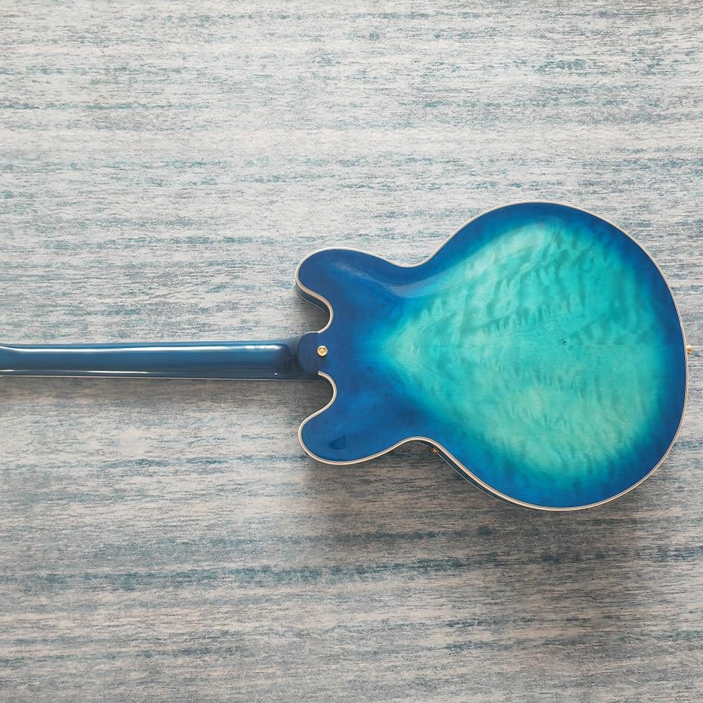 Amazon | カスタム 335 セミホロー ダブル F ホール ジャズ